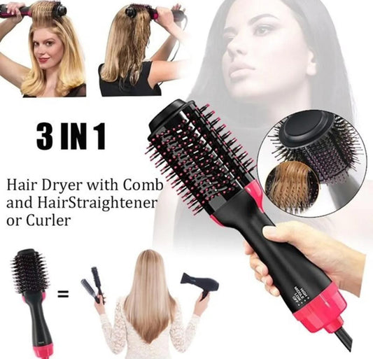 3-in-1 Hot Air Hair Styler Brush 🔥